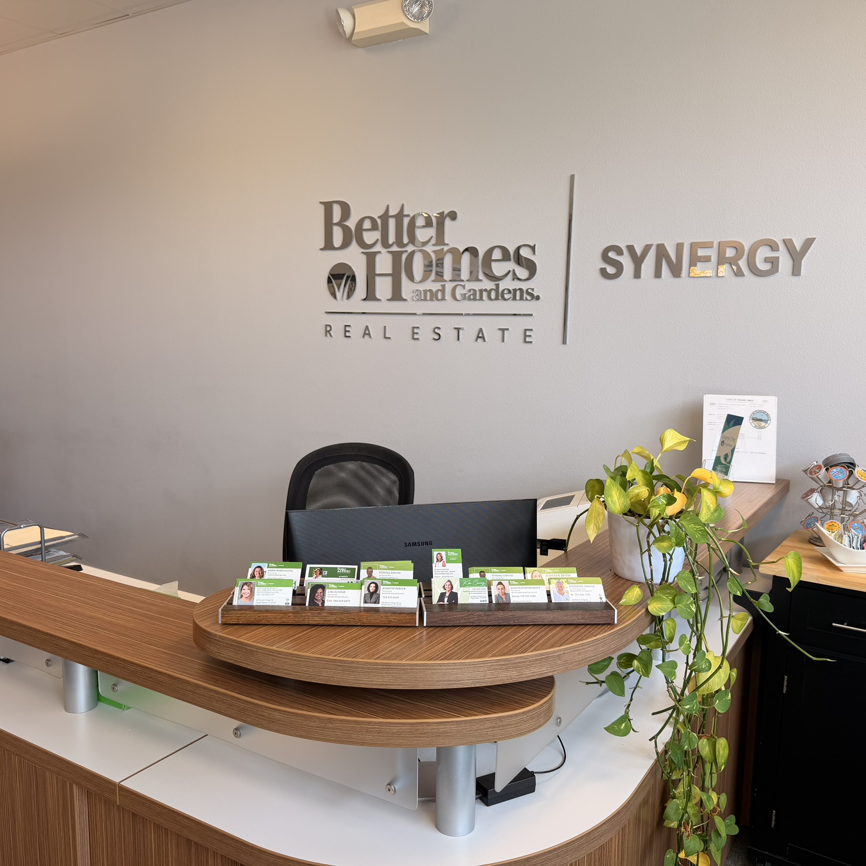 Office reception desk